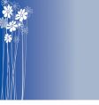 composition flowers creative design with flowers vector image