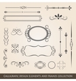 vintage items vector image