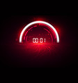 abstract futuristic technology background vector image