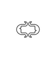 text frame icon simple style social media poster vector image