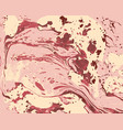 abstract marbling background pink and red vector image