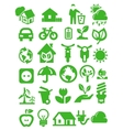 eco icons vector image