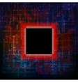 neon technology vector image