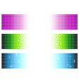 pixel banners vector image vector image