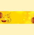 hindu traditional ganesh chaturthi festival vector image vector image