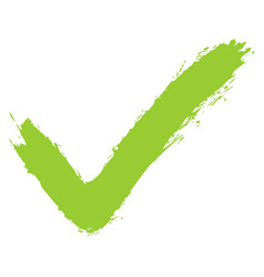 Green check mark sign addition icon Royalty Free Vector
