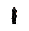 arab woman in traditional dress sign vector image