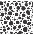 dalmatian seamless pattern print with dots vector image