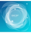 abstraction blue background vector image vector image