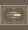 monogram creative cards vector image