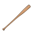baseball bat vector image vector image