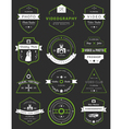 set of badges photography and videography vector image
