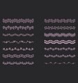 elegant lace borders frames laser cut picture vector image