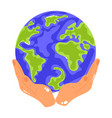 save earth vector image vector image