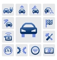 auto and repair icons vector image vector image