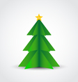 christmas tree vector image