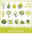 icon trees vector image