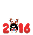 2016 penguin vector image vector image