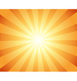 beautiful sun with rays television vintage vector image