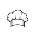 chef hat logo vector image