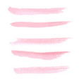 hand drawn pastel pink color watercolor vector image vector image