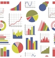 business infographic icons pattern vector image
