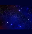 abstract cosmos background with stars vector image vector image