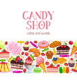 confectionery and sweets vector image