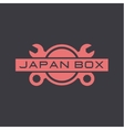 japan auto service repair wrench car logo sign vector image vector image
