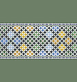 wall tiles alhambra vector image vector image