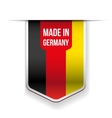 made in germany flag ribbon vector image
