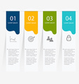 colorful info graphics for your business vector image