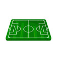 soccer field icon vector image