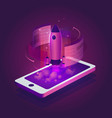 rocket business start-up infographic vector image vector image