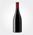 wine bottle vector image vector image