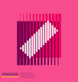 minimalistic geometric design vector image