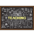 school and education background vector image vector image