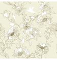 floral seamless pattern vector image
