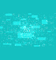 green digital background vector image vector image