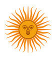 heraldic sun vector image