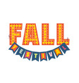 autumn fall festival vector image
