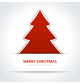 christmas tree vector image vector image