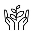 conservation icon vector image