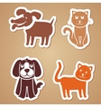 funny dogs and cats vector image vector image