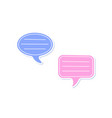 stickers speech bubbles bullet journal frames vector image vector image