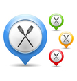 oars icon vector image vector image