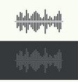 music sound wave vector image