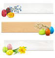 easter wooden planks vector image