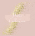 elegant luxury nude rose pink blush and gold vector image