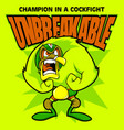 unbreakable vector image